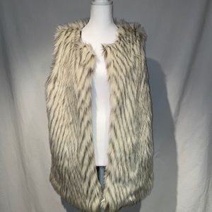 Cynthia Rowley Faux Fur Vest!